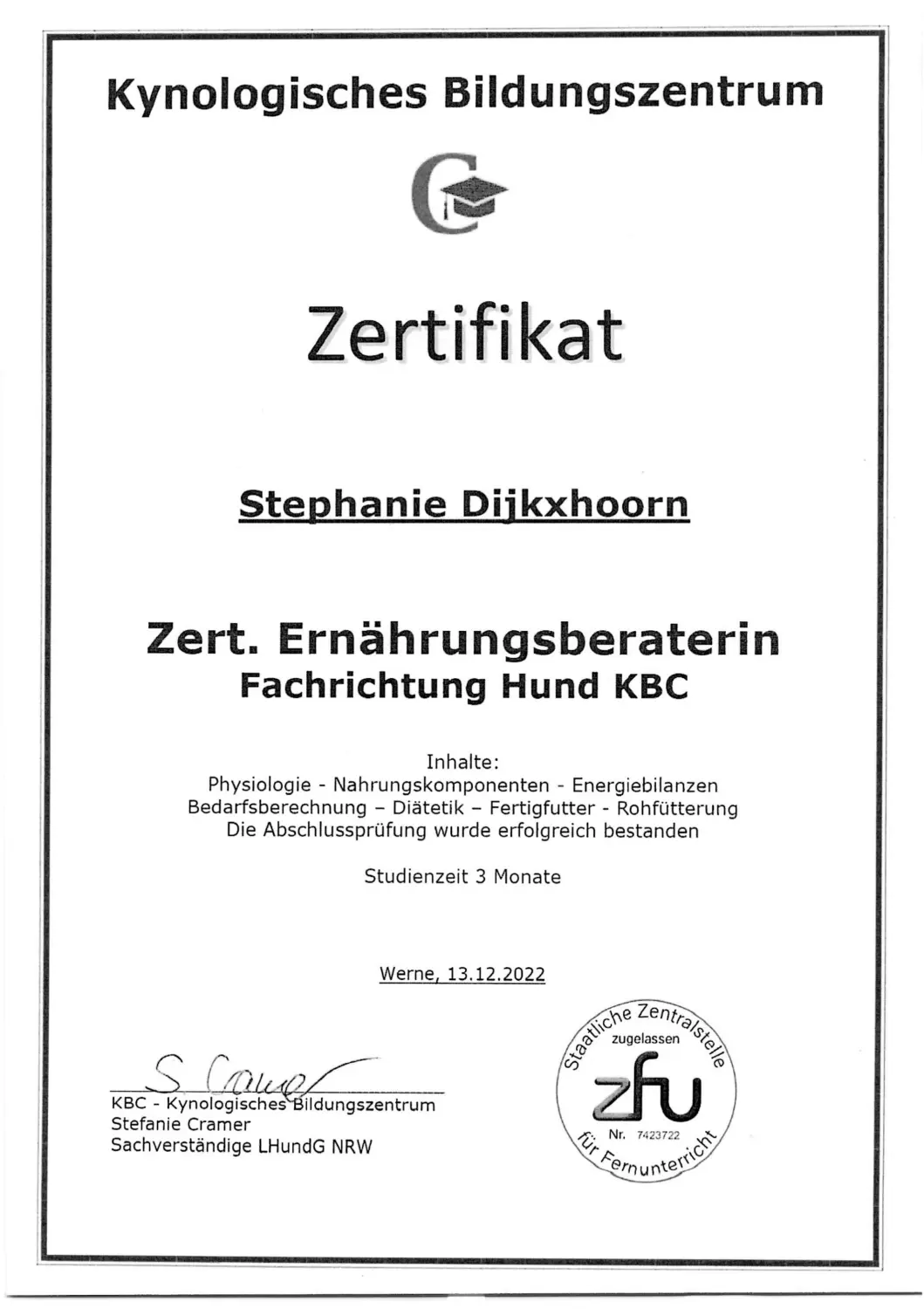 Zertifikate
